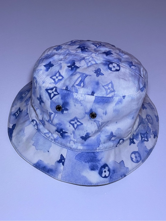 Louis Vuitton Blue Watercolor Monogram Bucket Hat main image 5